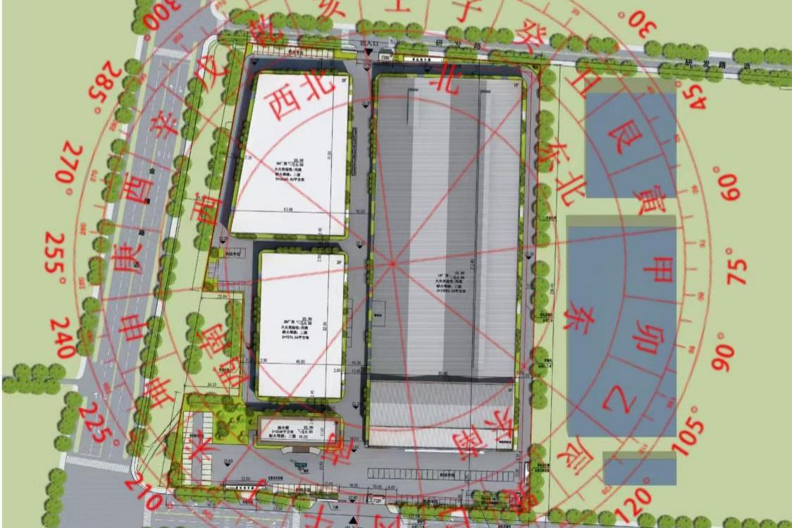 【德易堂风水】中国风水师李九燚江苏省宿迁市厂房办公楼风水堪舆纪实